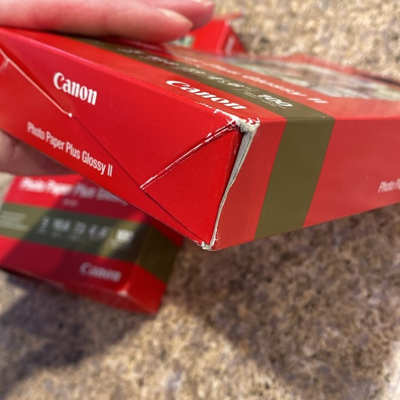 NIP 2 Canon Photo Paper Plus Glossy II PP-201 4”x6” 100 Sheets Per Package PIXMA - Picture 5 of 14